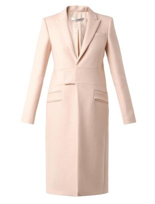 Givenchy Neoprene-panel wool-blend coat