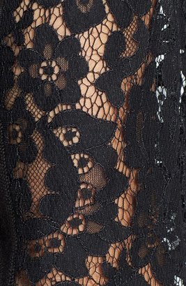 Eliza J Lace Sleeve Sweater Dress