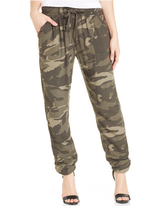 Rewash Juniors' Camouflage-Print Soft Pants