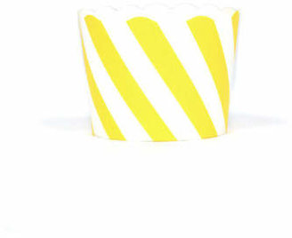 Sale - Diagonal yellow stripe desert cases - set of 25 - My Little Day