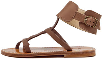 K. Jacques Caravelle Leather Sandals