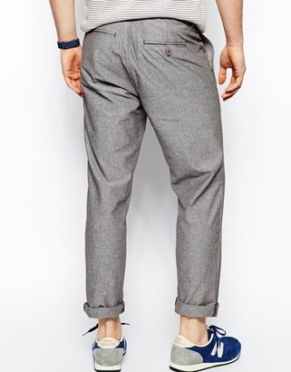 American Apparel Chinos In Chambray
