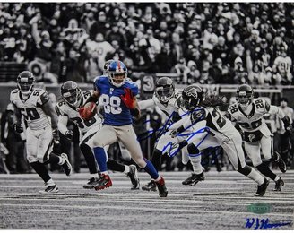 Steiner Sports Hakeem Nicks Catch and Run vs Falcons 8'' x 10'' Signed Photo