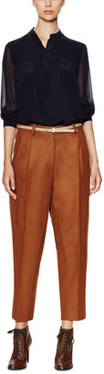 3.1 Phillip Lim Raw Wool Cropped Pant