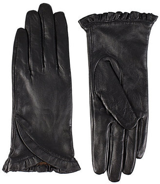 Vila Gaping Leather Gloves