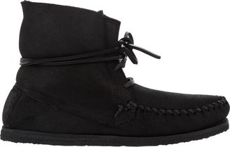 Isabel Marant Eve Moccasin Booties-Black