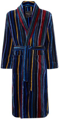 Howick Men's Multistripe towelling robe