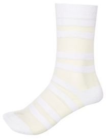 River Island White sheer stripe ankle socks