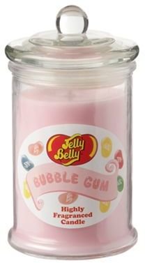 Jelly Belly Pink 'Bubble Gum' jar candle