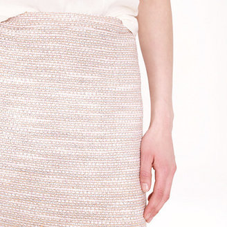 J.Crew Collection peach tweed pencil skirt