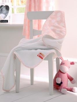 Mamas and Papas Pink Lemonade Hooded Baby Towel