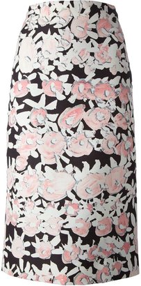 Marni flower print skirt