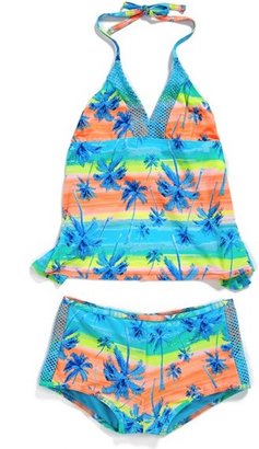 Gossip Girl 'Starry Palms' Two-Piece Swimsuit (Big Girls)