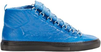 Balenciaga Arena High-Top Sneakers-Blue