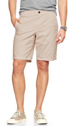 Gap Lived-in flat front shorts (10")