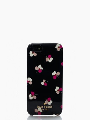 Kate Spade Lucky pansies jewel iphone 5 case