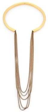 Chloé Delfine Draped Chain Collar Necklace
