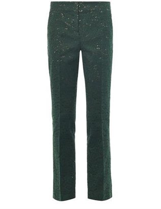 No.21 Tailored lace trousers