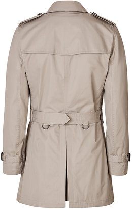 Burberry Wool Blend Mid-Length Britton Trench