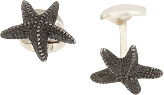 Deakin & Francis Starfish Cufflinks-Colorless