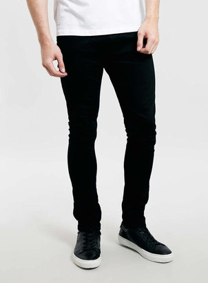 Topman Black Stretch Skinny Jeans
