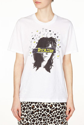 Markus Lupfer Rockstar Sequin Print T-shirt