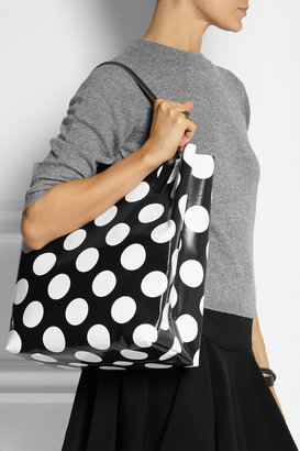 House of Holland The Tote Amaze polka-dot PVC tote