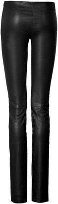 Jitrois Leather Side Zip Leggings