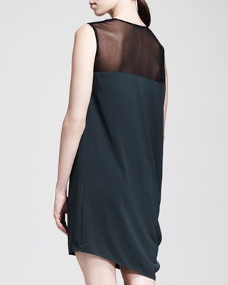 Helmut Lang HELMUT Nexa Asymmetric Drape Dress
