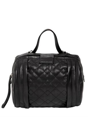 Marc by Marc Jacobs Moto Barrel Quilted Leather Top Handle