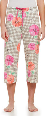 HUEtopia Jersey Knit Capri Pajama Pants