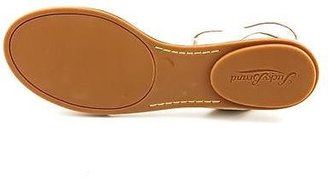 Lucky Brand Covela Womens Open Toe Leather Slingback Sandals Shoes