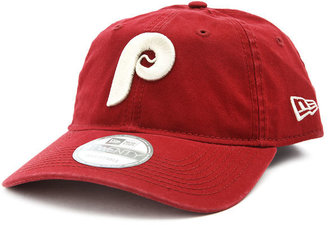 New Era Coop Team P's Washed Leather Canvas Cap with Adjustable Strap