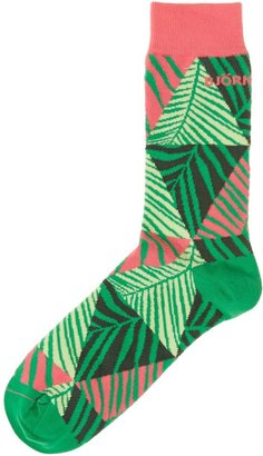 Bjorn Borg Men's Prism palm print sock