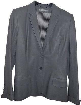 Givenchy Grey Leather Jacket