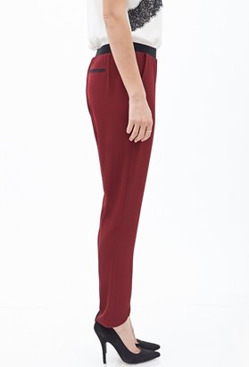 Forever 21 Contemporary V-Cut Woven Trousers