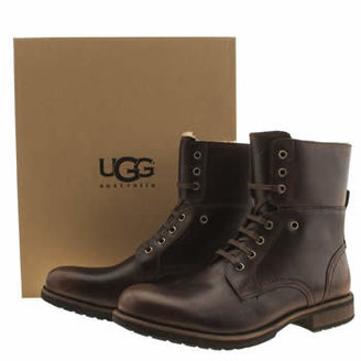 UGG mens dark brown larus boots