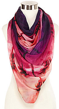 JCPenney JCP Palm Print Scarf