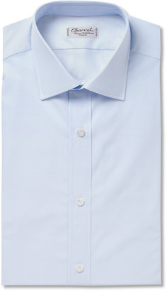 Charvet Slim-Fit Double-Cuff Cotton-Poplin Shirt
