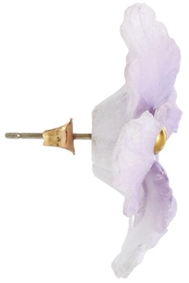 Gogo Philip Purple Flower Stud Earrings