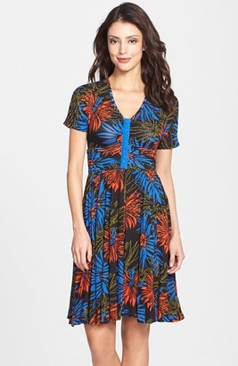 Plenty by Tracy Reese 'Hannah' Floral Print Jersey Fit & Flare Dress