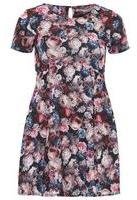 Dorothy Perkins Womens Petite floral fit and flare dress- Multi Colour