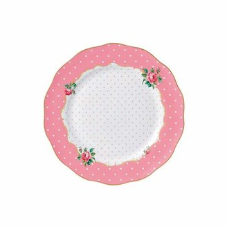 Royal Albert Cheeky pink vintage ceramic plate 27cm