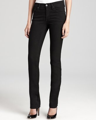 James Jeans High Rise Straight Leg in Clean Black
