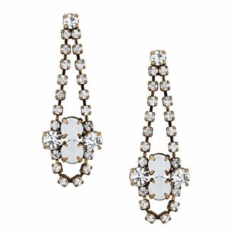 MW by Matthew Williamson - Designer Opalesque And Crystal Drop Earring