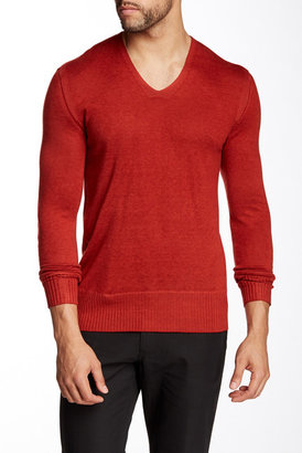 John Varvatos V-Neck Pullover Sweater