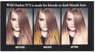 L'Oreal Preference Wild Ombre Dip Dye Hair Kit - NO3 Blonde to Dark Blonde