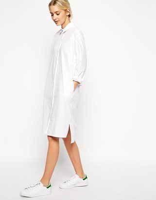 ASOS Cotton Shirt Dress - White