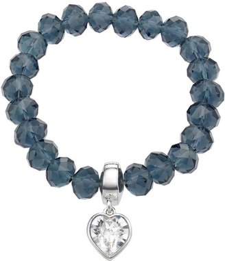 Fiorelli Bead Heart Bracelet With Swarovski Elements