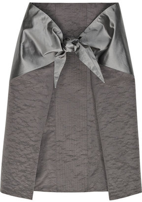 Rick Owens Woven silk-blend skirt